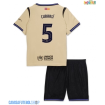 Camisa de time de futebol Barcelona Pau Cubarsi #5 Replicas 2º Equipamento Infantil 2025-26 Manga Curta (+ Calças curtas)